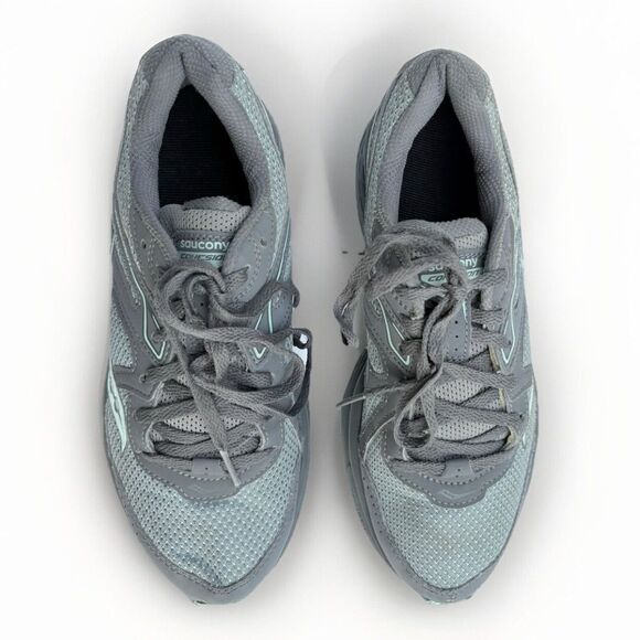Saucony Grid Cohesion Tr11 Womens Sneakers 7 Running Shoes Gray/Mint Green - Picture 5 of 9